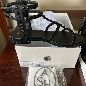 Ash Power Stud Tassel Gladiator Sandals